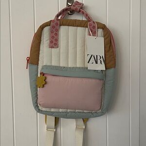Zara Kids Pastel Patchwork Backpack